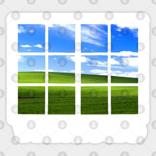 Windows [white] Sticker by red-leaf